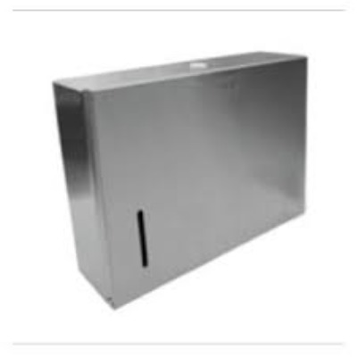 Dispenser Para Papel Higiénico Intercalado. Acero Inoxidable Brillante