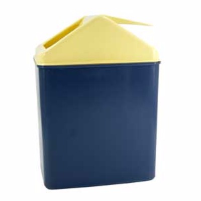 Cesto De Basura Cuadrado Con Tapa Vaiven, 10 Lt