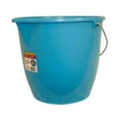 Balde Plastico Con Manija De Hierro X 13 Lts.