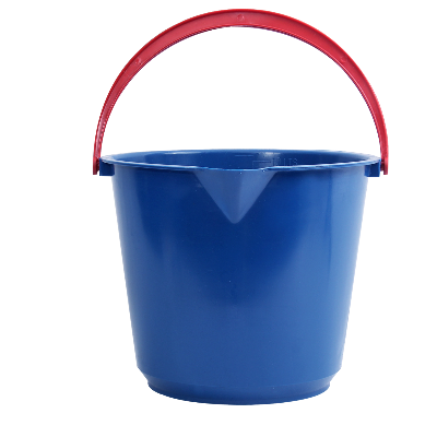 Balde Plastico Con Manija De Plastica X 12 Lts.