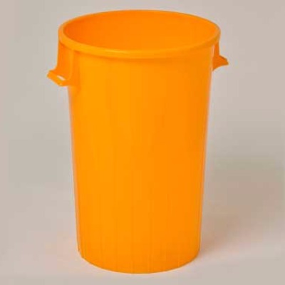 Cesto De Basura Redondo Con Tapa, 125 Lt